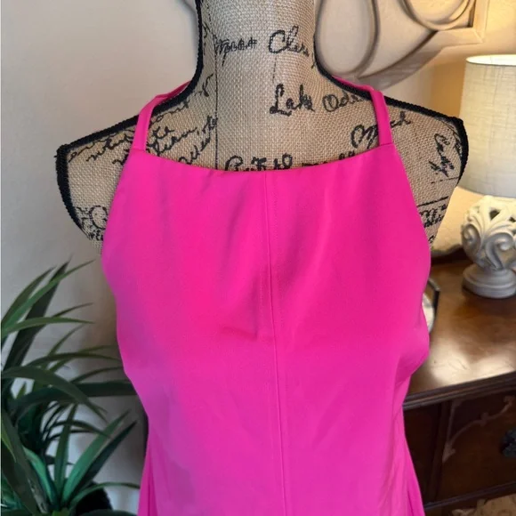 THML Vibrant Hot Pink Mini Dress - Picture 2 of 11